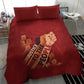 Justice To The People Africa Bedding Set Afro Raised Fist