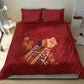 Justice To The People Africa Bedding Set Afro Raised Fist