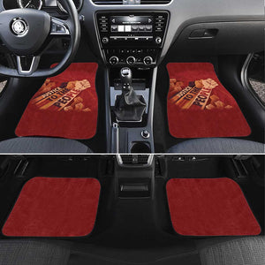 Justice To The People Africa Car Mats Afro Raised Fist