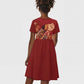 Justice To The People Africa Kid Short Sleeve Dress Afro Raised Fist