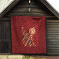 Justice To The People Africa Quilt Afro Raised Fist