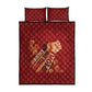 Justice To The People Africa Quilt Bed Set Afro Raised Fist