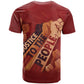 Justice To The People Africa T shirt Afro Raised Fist