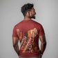 Justice To The People Africa T shirt Afro Raised Fist