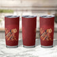 Justice To The People Africa Tumbler Cup Afro Raised Fist