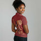 Justice To The People Africa Women Polo Shirt Afro Raised Fist