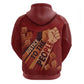 Justice To The People Africa Zip Hoodie Afro Raised Fist