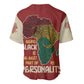 African Map Fingerprint Baseball Jersey Being Black Is The Best Part Of My Personality