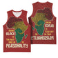 African Map Fingerprint Basketball Jersey Being Black Is The Best Part Of My Personality - African Pride
