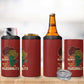 African Map Fingerprint 4 in 1 Can Cooler Tumbler Being Black Is The Best Part Of My Personality