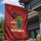 African Map Fingerprint Garden Flag Being Black Is The Best Part Of My Personality