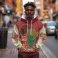 African Map Fingerprint Hoodie Being Black Is The Best Part Of My Personality