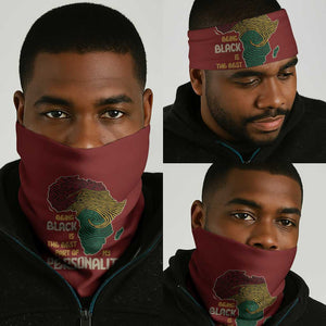African Map Fingerprint Neck Gaiter Being Black Is The Best Part Of My Personality DT03