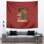 African Map Fingerprint Tapestry Being Black Is The Best Part Of My Personality