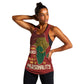 African Map Fingerprint Women Racerback Tank Being Black Is The Best Part Of My Personality