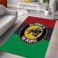 Pan African Black Panther Area Rug All Power To The People