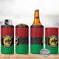 Personalized Pan African Black Panther 4 in 1 Can Cooler Tumbler All Power To The People
