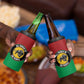 Personalized Pan African Black Panther 4 in 1 Can Cooler Tumbler All Power To The People