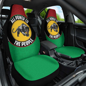 Pan African Black Panther Car Seat Cover All Power To The People