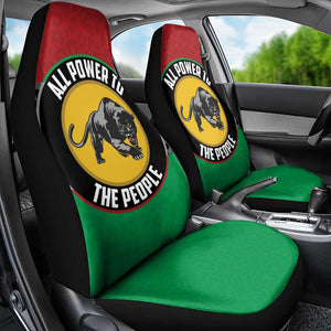 Pan African Black Panther Car Seat Cover All Power To The People