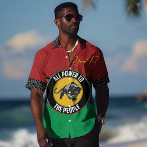 Personalized Pan African Black Panther Hawaiian Shirt All Power To The People