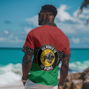 Personalized Pan African Black Panther Hawaiian Shirt All Power To The People