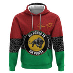 Personalized Pan African Black Panther Hoodie All Power To The People