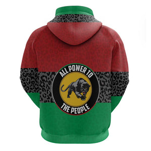 Personalized Pan African Black Panther Hoodie All Power To The People