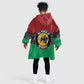 Personalized Pan African Black Panther Kid Wearable Blanket Hoodie All Power To The People