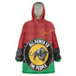 Personalized Pan African Black Panther Kid Wearable Blanket Hoodie All Power To The People