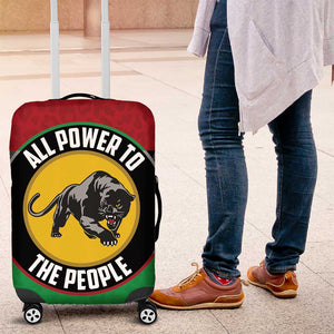 Pan African Black Panther Luggage Cover All Power To The People