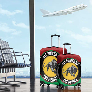 Pan African Black Panther Luggage Cover All Power To The People