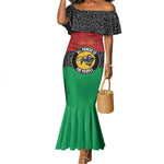 Personalized Pan African Black Panther Mermaid Dress All Power To The People