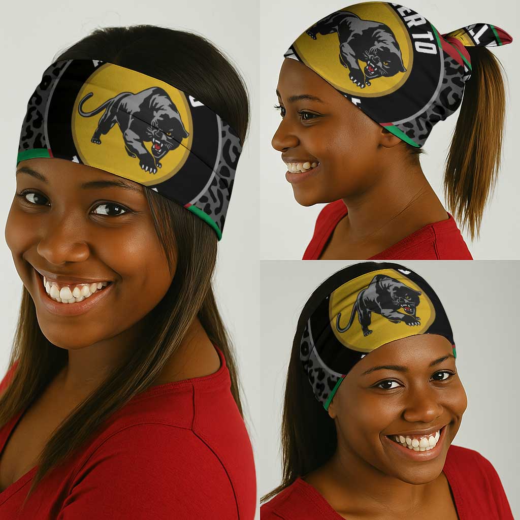 Pan African Black Panther Neck Gaiter All Power To The People DT03