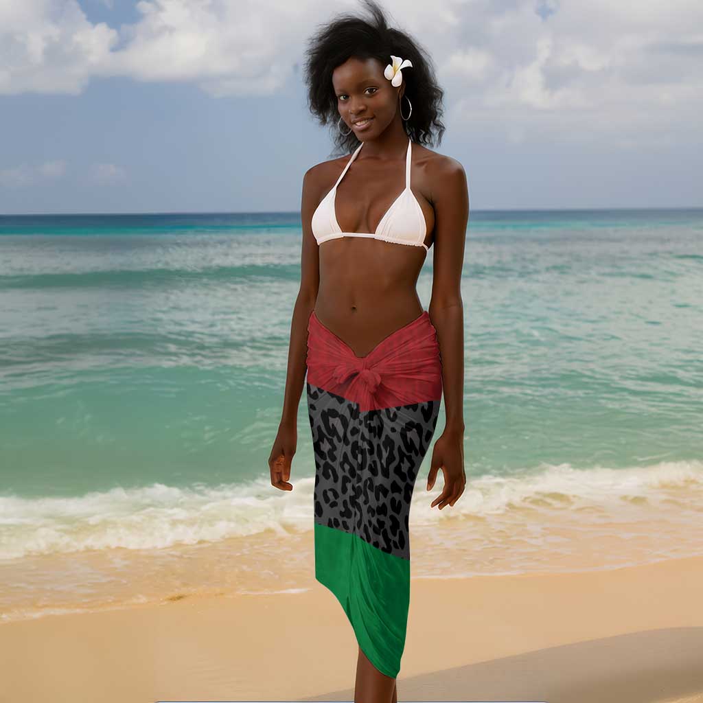 Pan African Black Panther Sarong All Power To The People