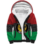 Personalized Pan African Black Panther Sherpa Hoodie All Power To The People