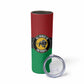 Personalized Pan African Black Panther Skinny Tumbler All Power To The People