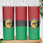 Personalized Pan African Black Panther Skinny Tumbler All Power To The People