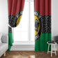 Pan African Black Panther Window Curtain All Power To The People