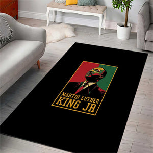 Martin Luther King Jr Area Rug MLK Retro Style