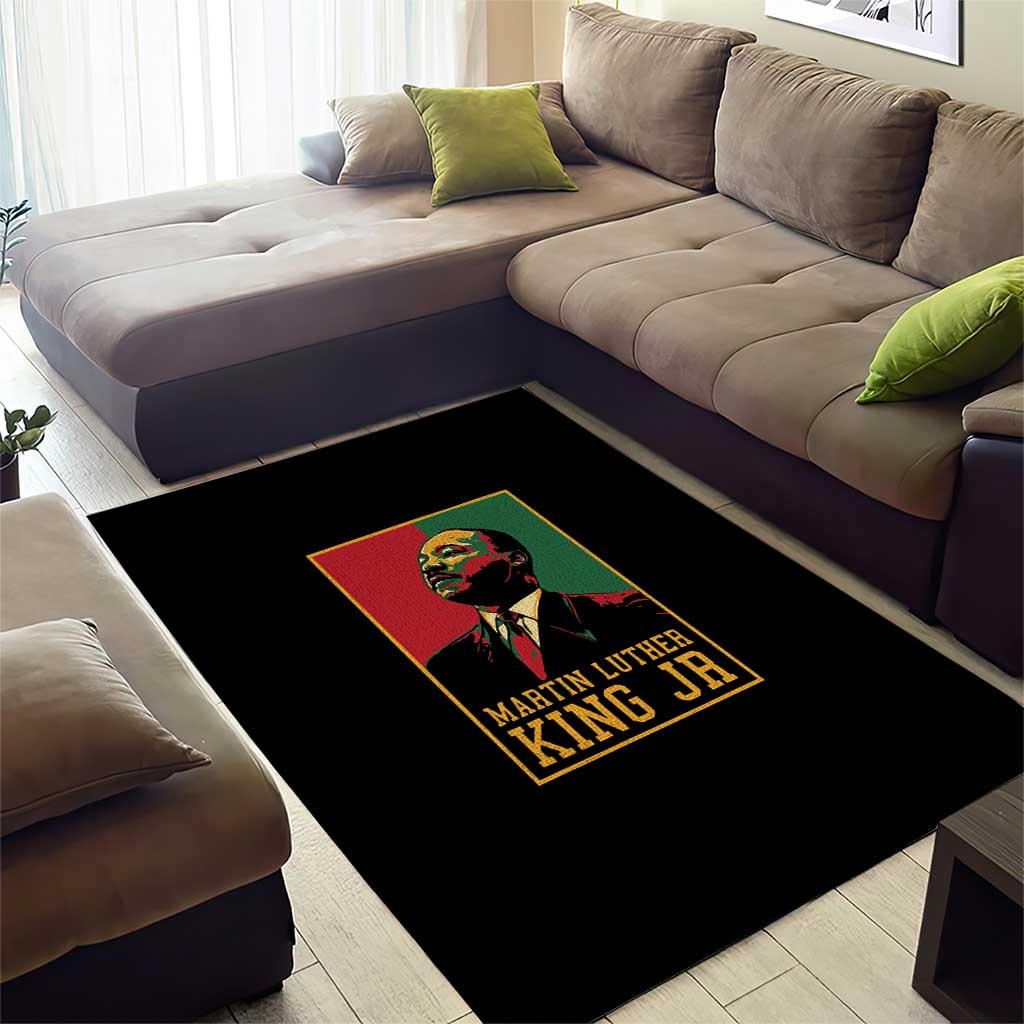 Martin Luther King Jr Area Rug MLK Retro Style