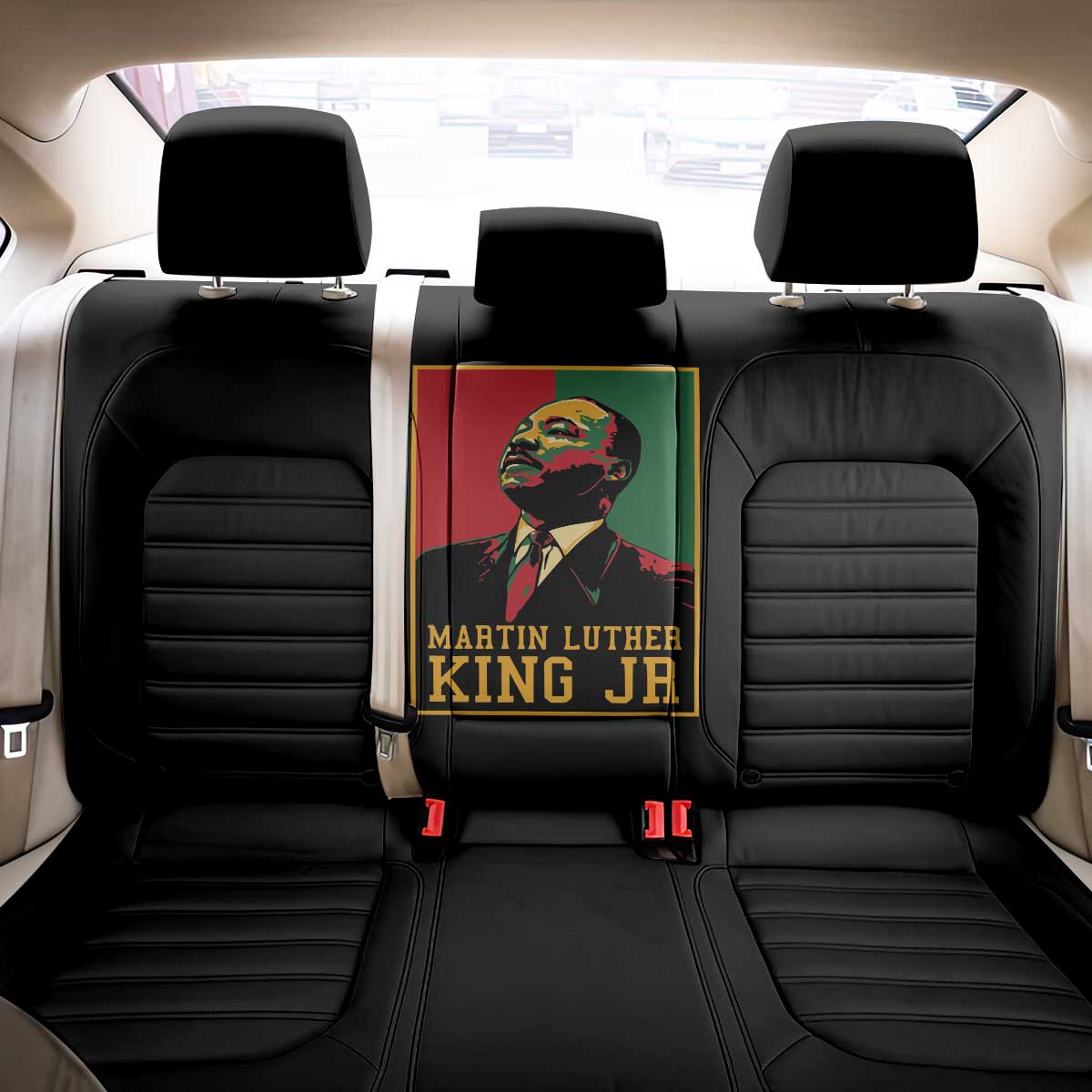 Martin Luther King Jr Back Car Seat Cover MLK Retro Style