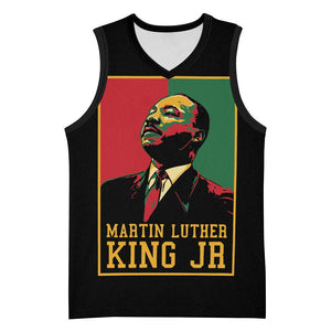 Martin Luther King Jr Basketball Jersey MLK Retro Style - African Pride