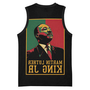 Martin Luther King Jr Basketball Jersey MLK Retro Style - African Pride