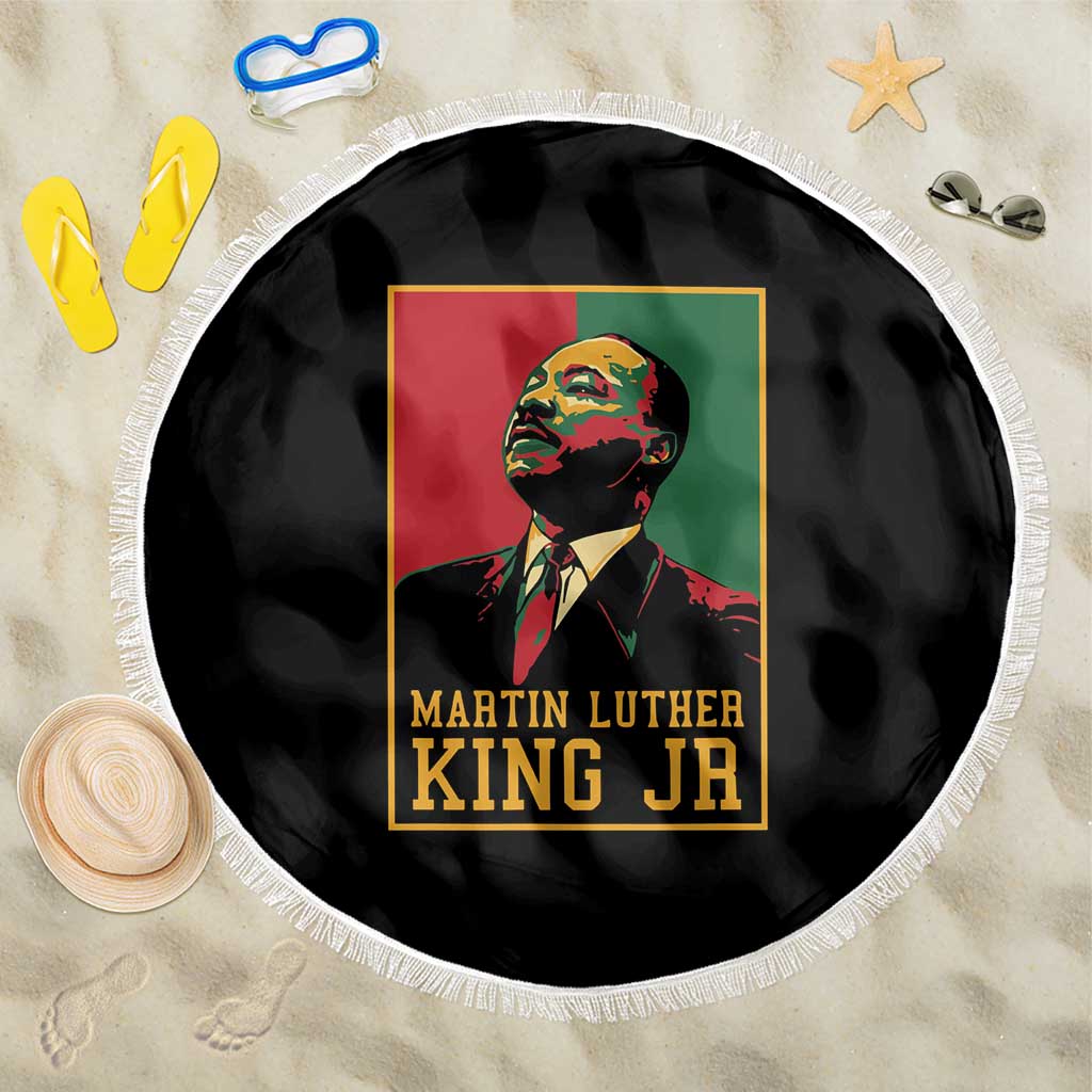 Martin Luther King Jr Beach Blanket MLK Retro Style