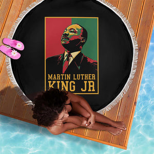 Martin Luther King Jr Beach Blanket MLK Retro Style