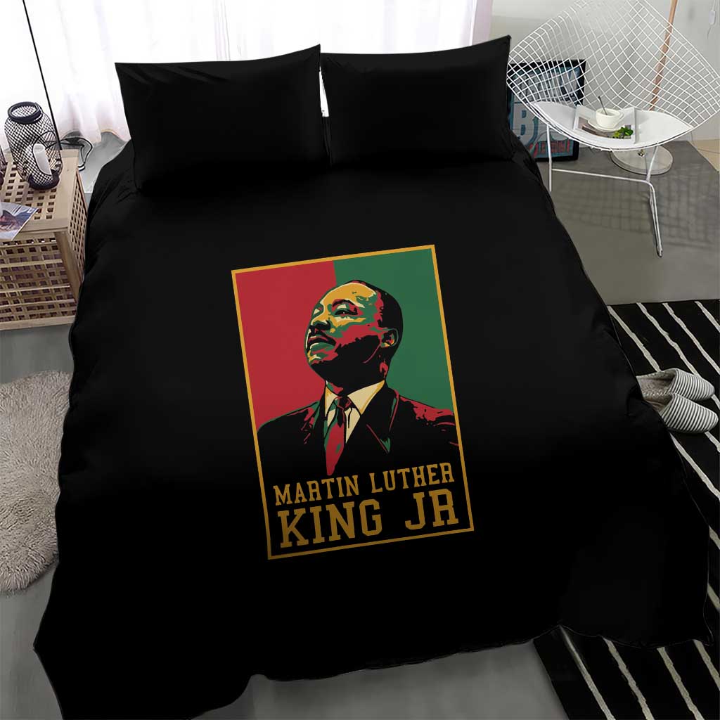 Martin Luther King Jr Bedding Set MLK Retro Style