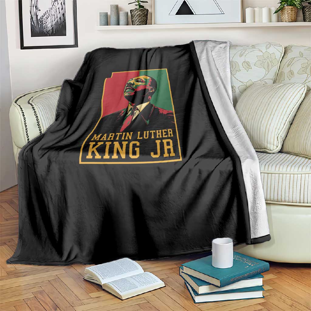 Martin Luther King Jr Blanket MLK Retro Style