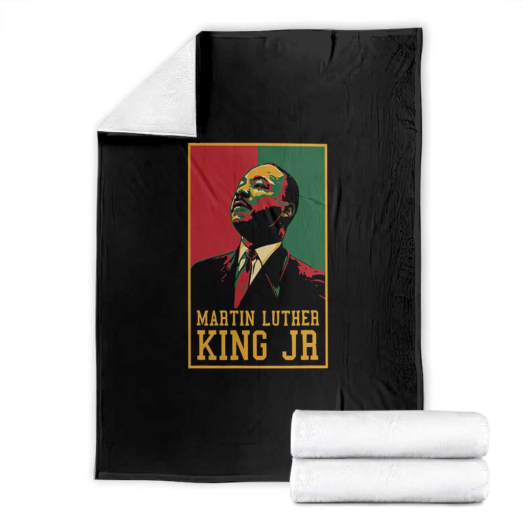 Martin Luther King Jr Blanket MLK Retro Style