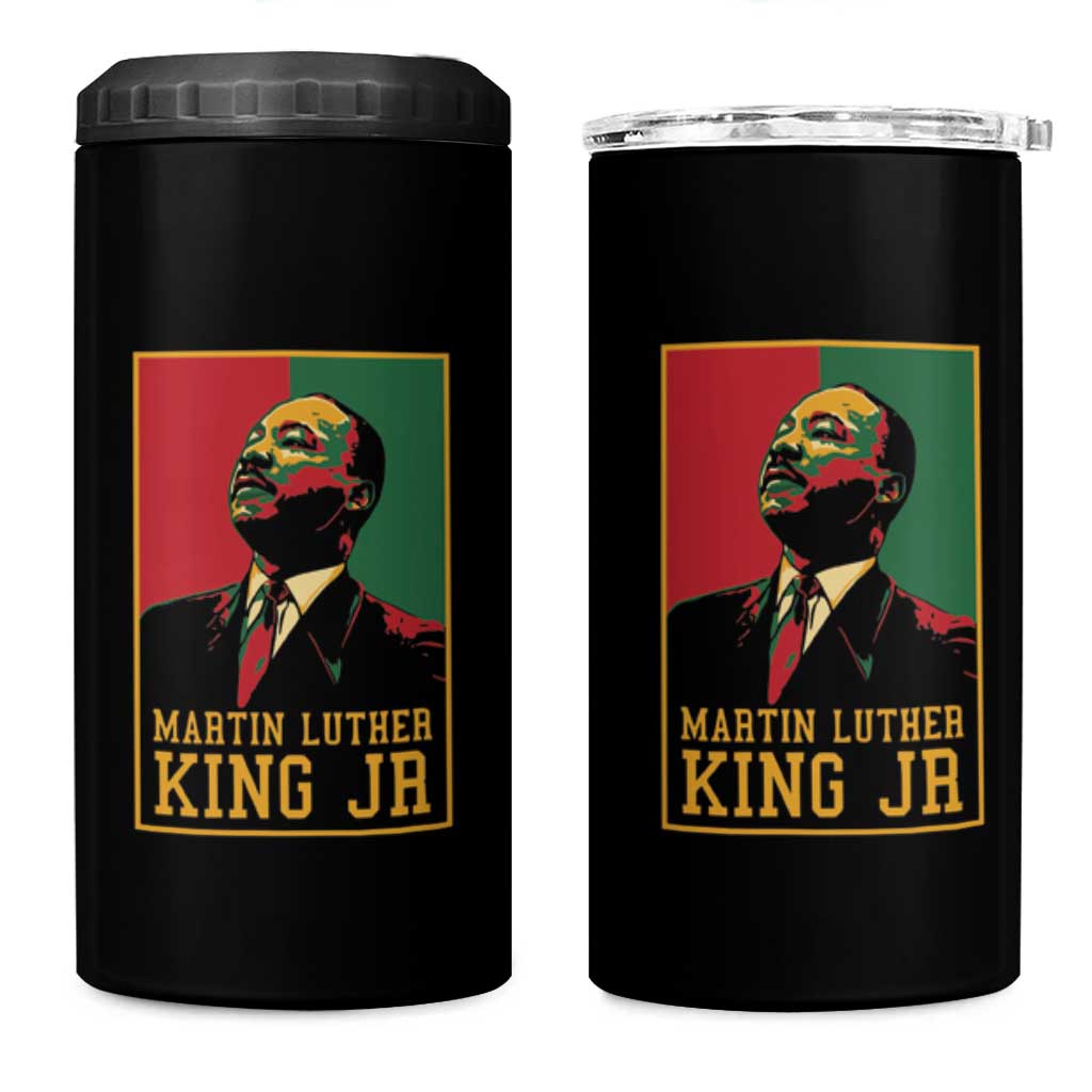 Martin Luther King Jr 4 in 1 Can Cooler Tumbler MLK Retro Style